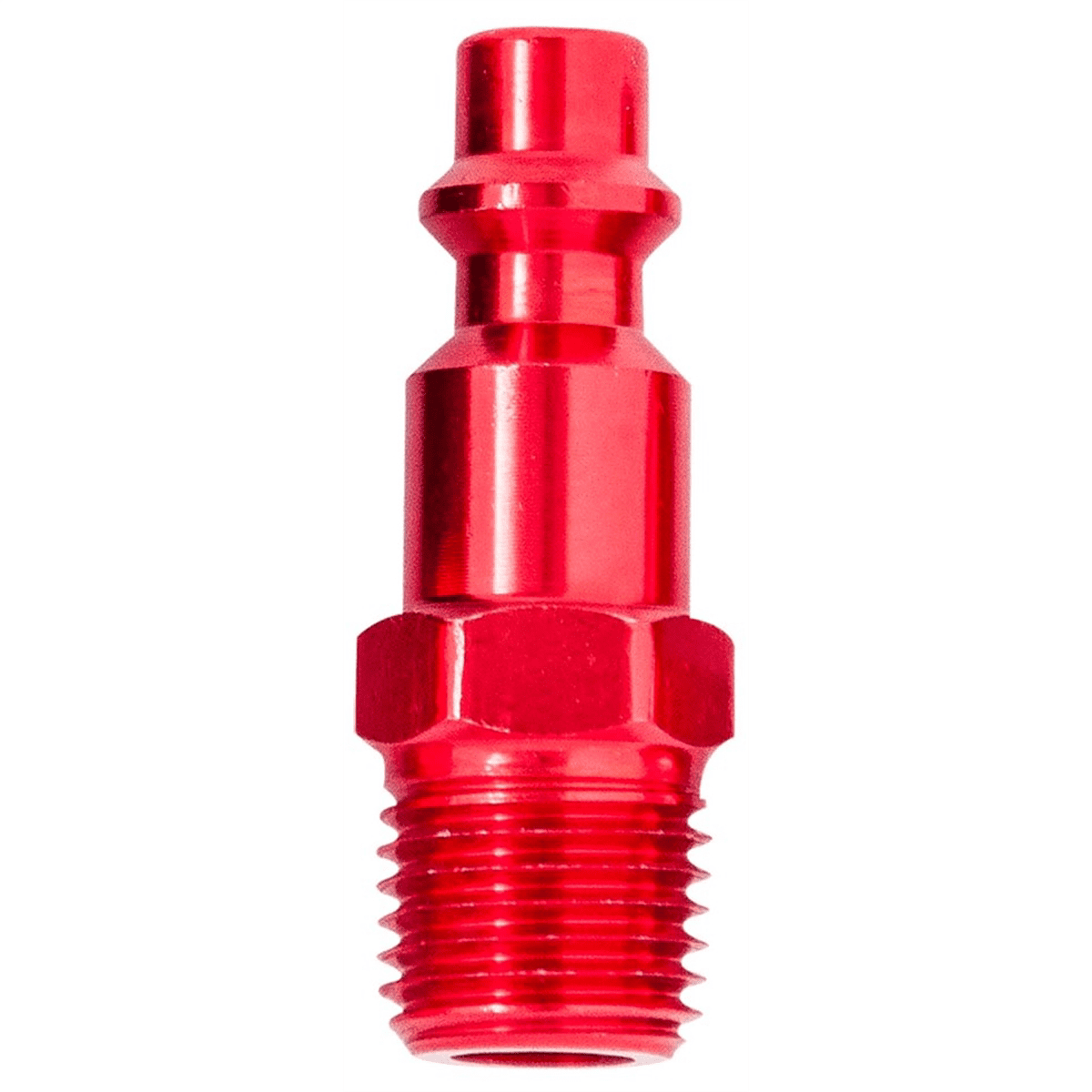 Tru-Flate Tru-Match Aluminum I/M Style Plug 1/4 in. Male 1 pc