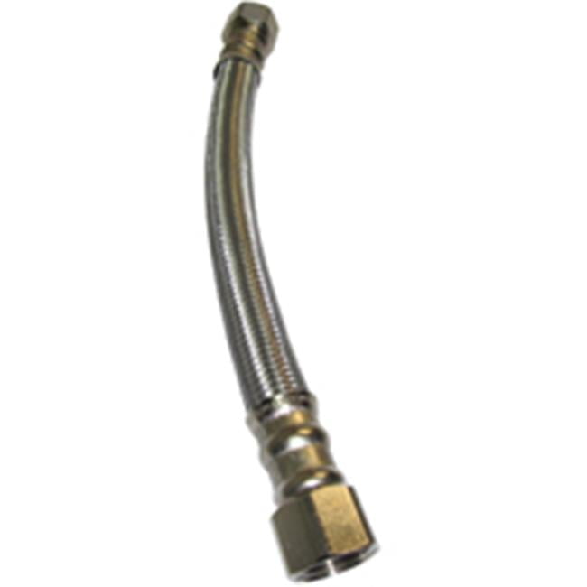 Plumb Pak 3/4 in. FIP in. X 3/4 in. D FIP 12 in. Stainless Steel Water Heater Supply Connector