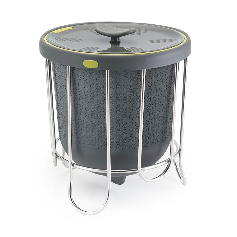 Polder 1 gal Gray/Silver Kitchen Composter 1 pk