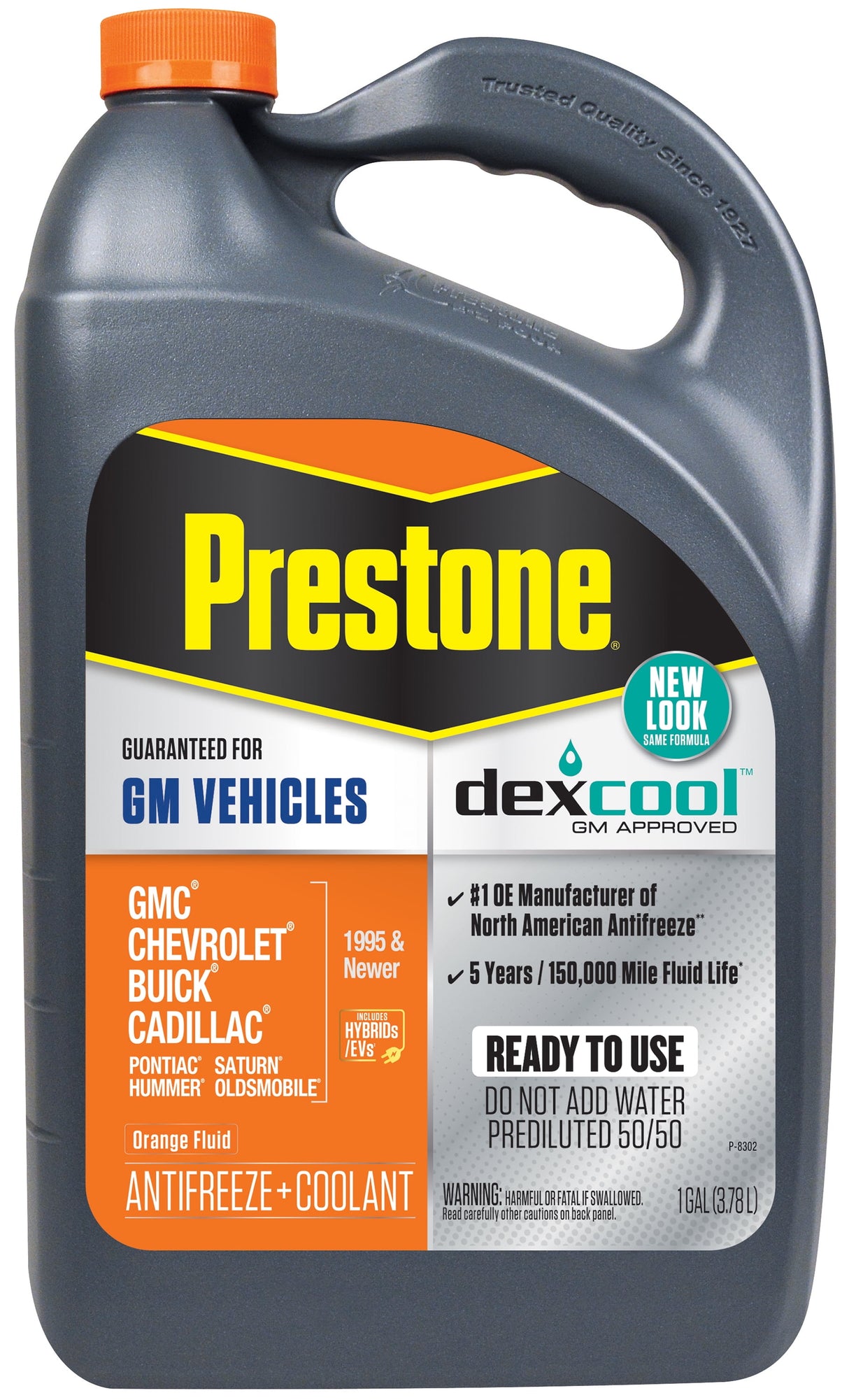 Prestone Dex-Cool Concentrated 50/50 Antifreeze/Coolant 1 gal