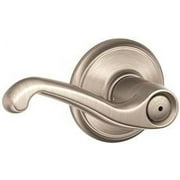 Schlage Flair Satin Nickel Privacy Lockset 1-3/4 in.