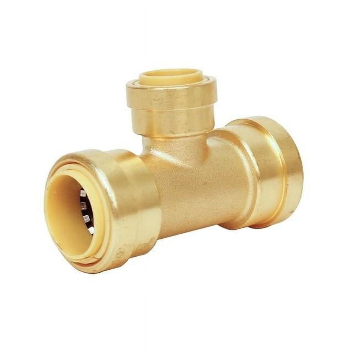B&K Proline Push to Connect 1/2 in. PTC X 1/2 in. D PTC Brass Tee