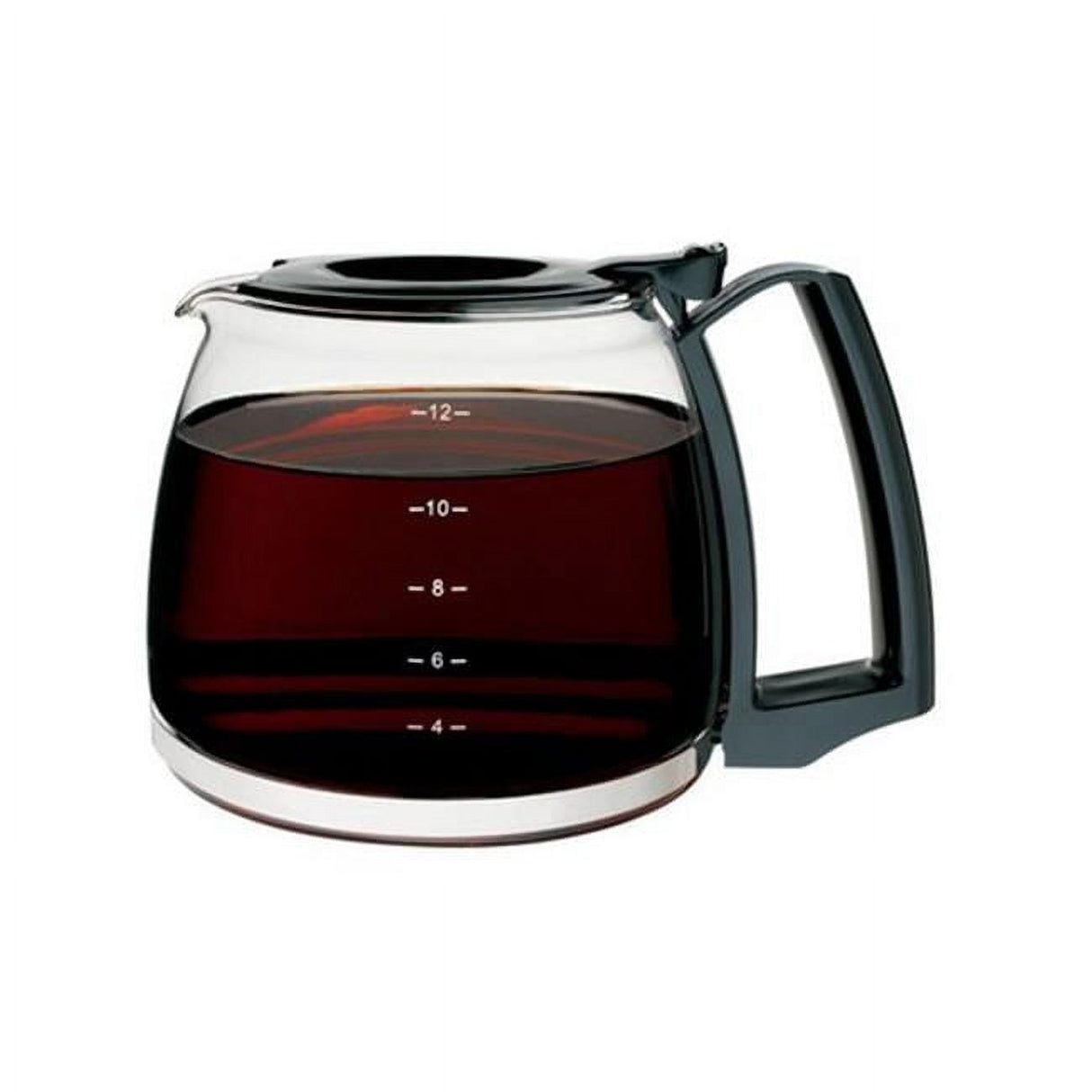 Proctor Silex Black Glass Carafe