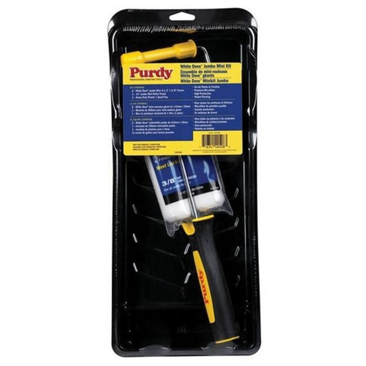 Purdy White Dove 4-1/2 in. W Jumbo Mini Paint Roller Kit Threaded End