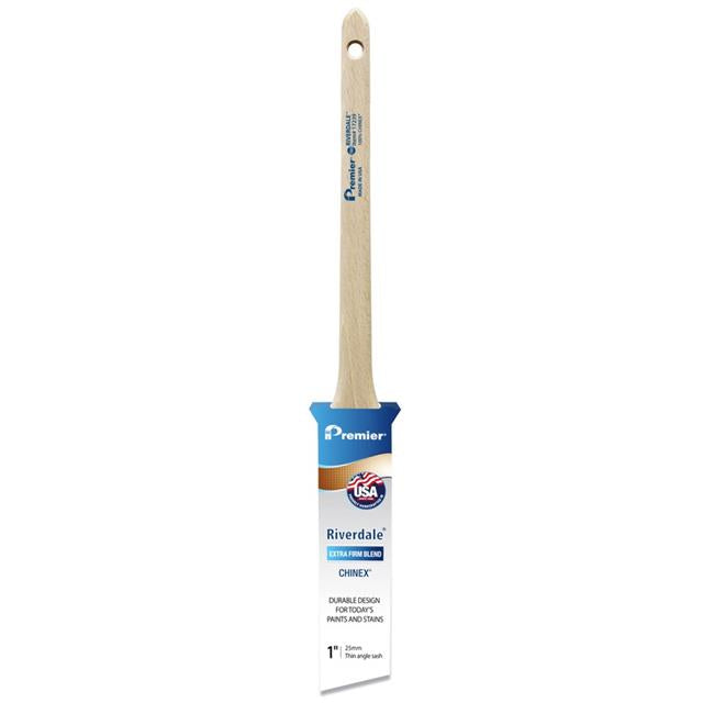 Premier Riverdale 1 in. Extra Stiff Thin Angle Paint Brush