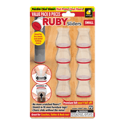 BulbHead Furniture Ruby Sliders Nano-Weave 8 pk