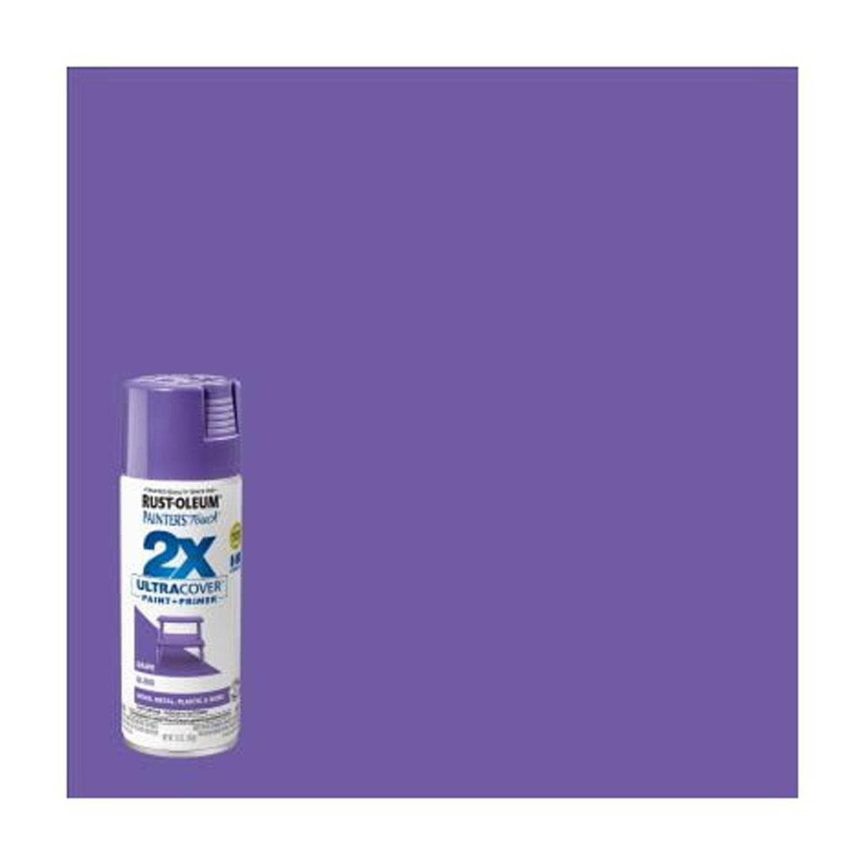 Rust-Oleum Painter's Touch 2X Ultra Cover Gloss Grape Paint+Primer Spray Paint 12 oz