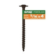 SPAX PowerLags 5/16 in. X 4 in. L Washer High Corrosion Resistant Carbon Steel Lag Screw 1 pk