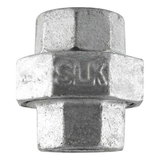 STZ Industries 1-1/4 in. FIP each X 1-1/4 in. D FIP Black Malleable Iron Union