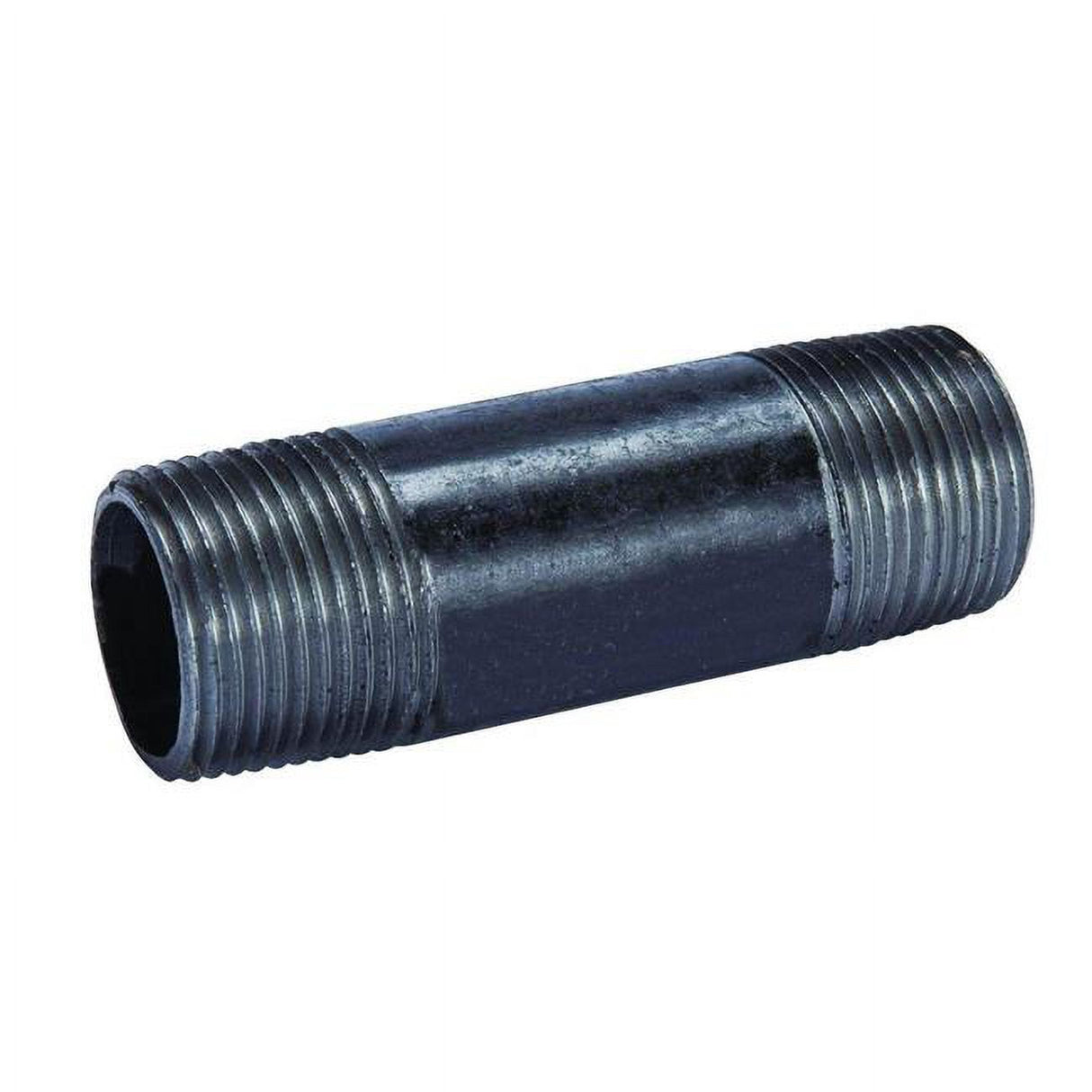 STZ Industries 1-1/2 in. MIP each X 1-1/2 in. D MIP Black Steel 6 in. L Nipple