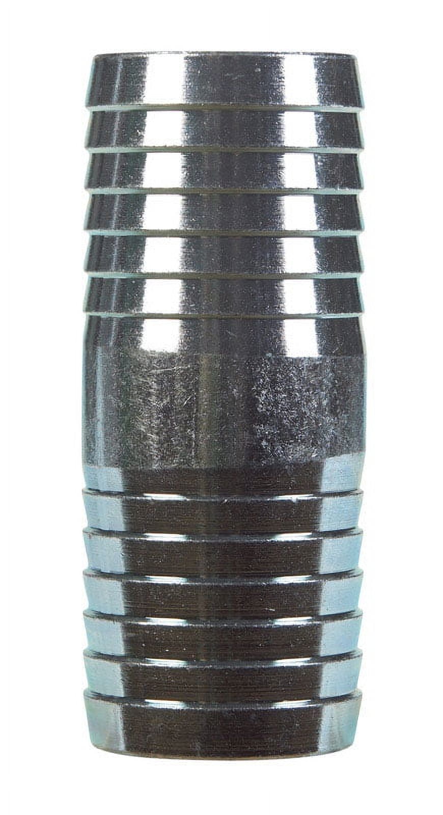STZ Industries 1 in. Barb X 1 in. D Barb Galvanized Steel Coupling