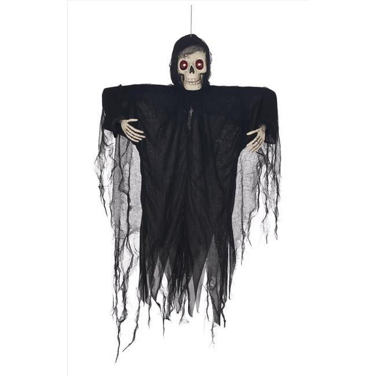 Seasons 39 in. Prelit Hanging Talking Ghoul Halloween Decor