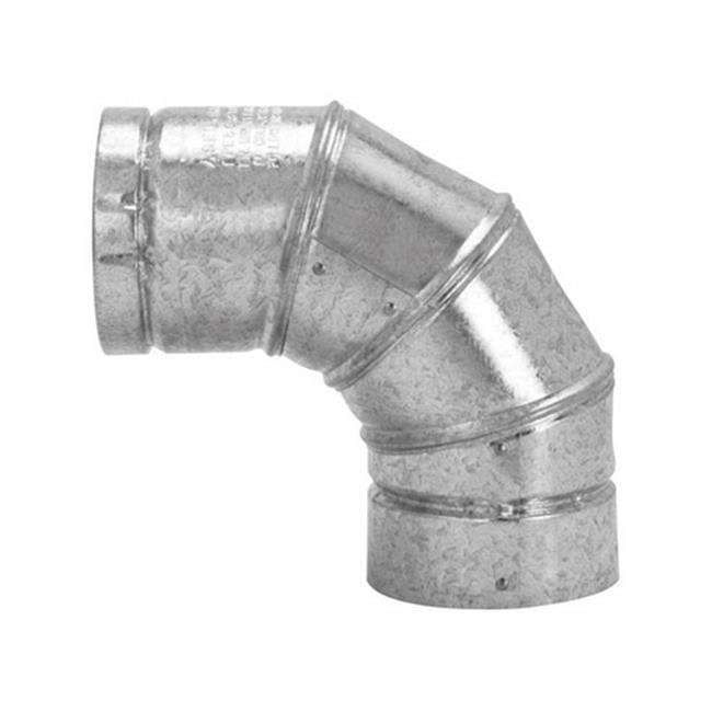 Selkirk 3 in. D X 3 in. D Adjustable 90 deg Aluminum Stove Pipe Elbow