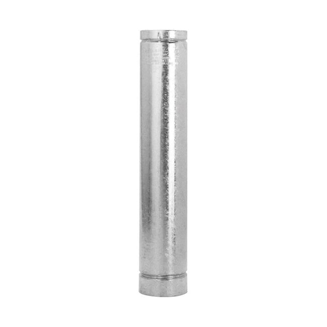 Selkirk 6 in. D X 60 in. L Aluminum Round Gas Vent Pipe