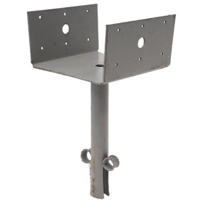 Simpson Strong-Tie 3 in. H X 6 in. W 12 Ga. Galvanized Steel Elevated Post Base
