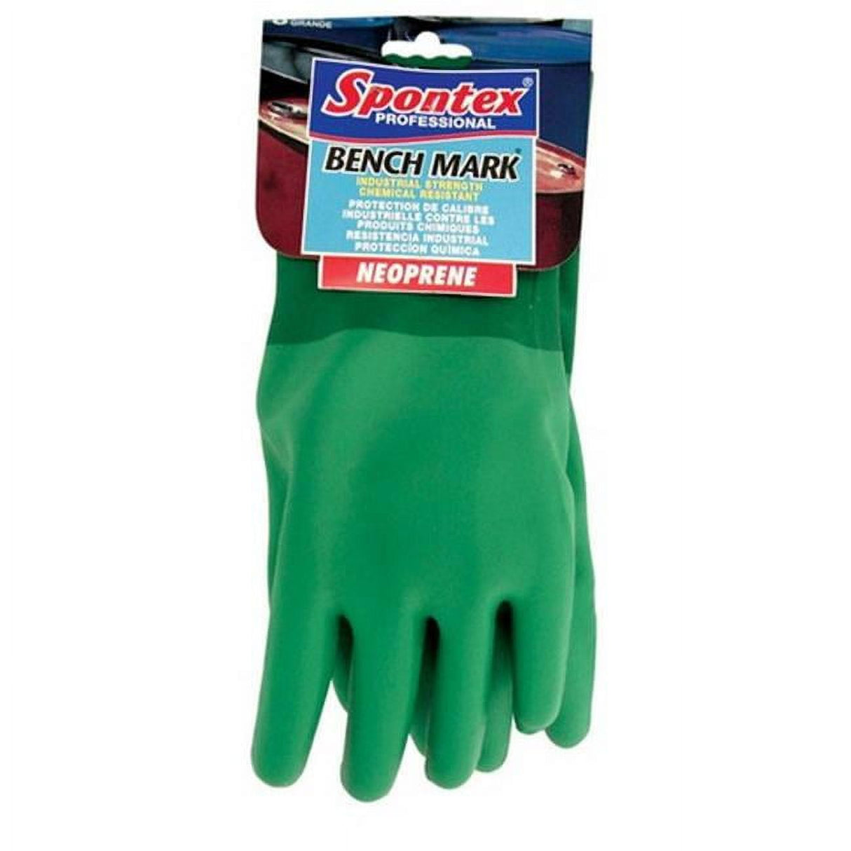 Spontex Bench Mark Neoprene Cleaning Gloves L Black 1 pk