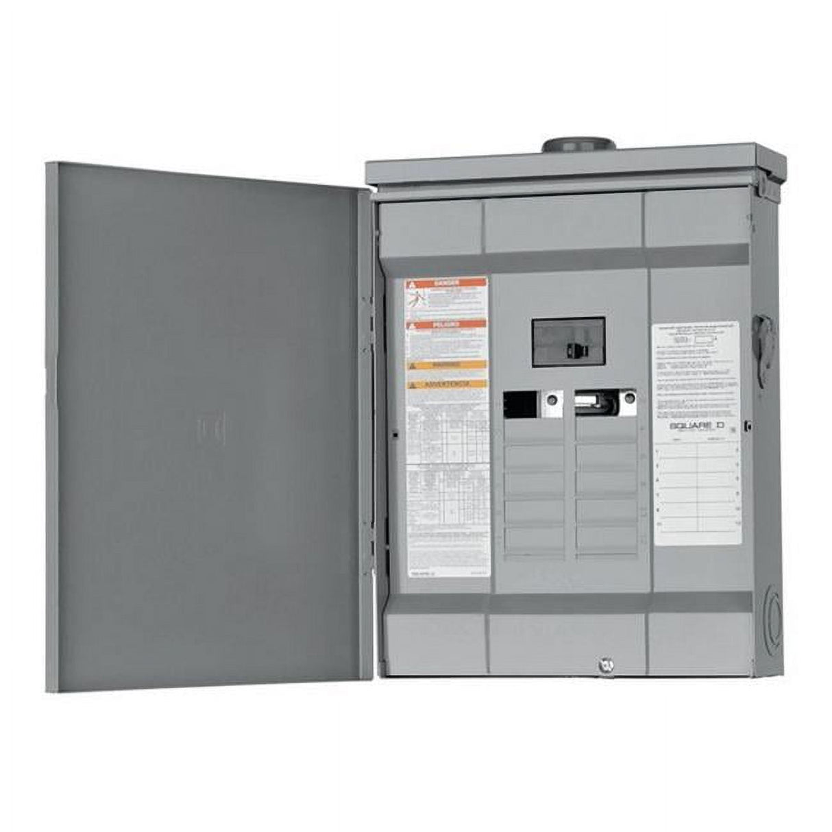 Square D HomeLine 100 amps 120/240 V 12 space 24 circuits Combination Mount Main Breaker Load Center