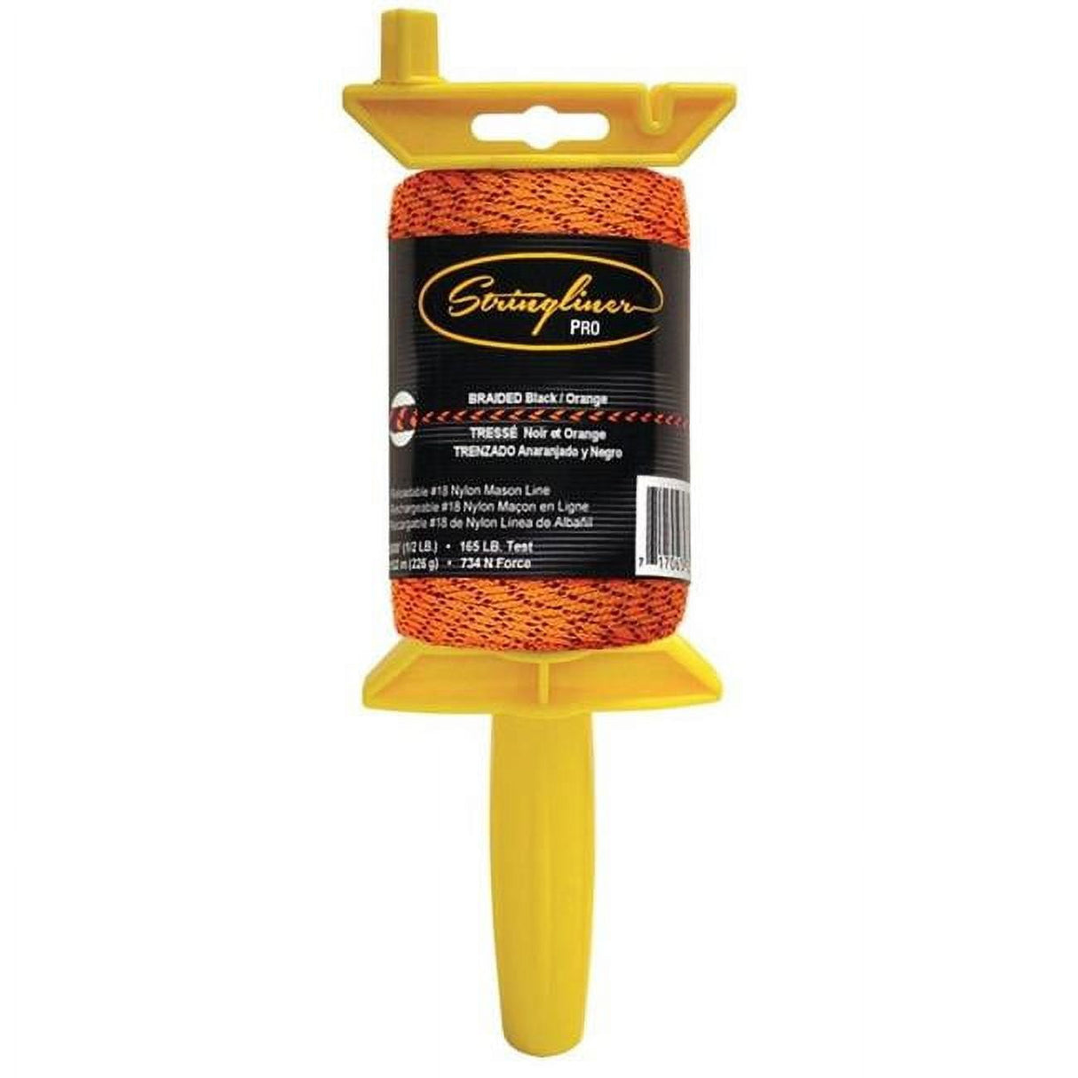 Stringliner Braided Mason Line and Reel 500 ft. Orange