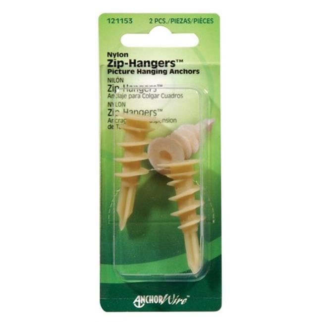 Hillman Zip Hangers Large Picture Hanger 2 pk