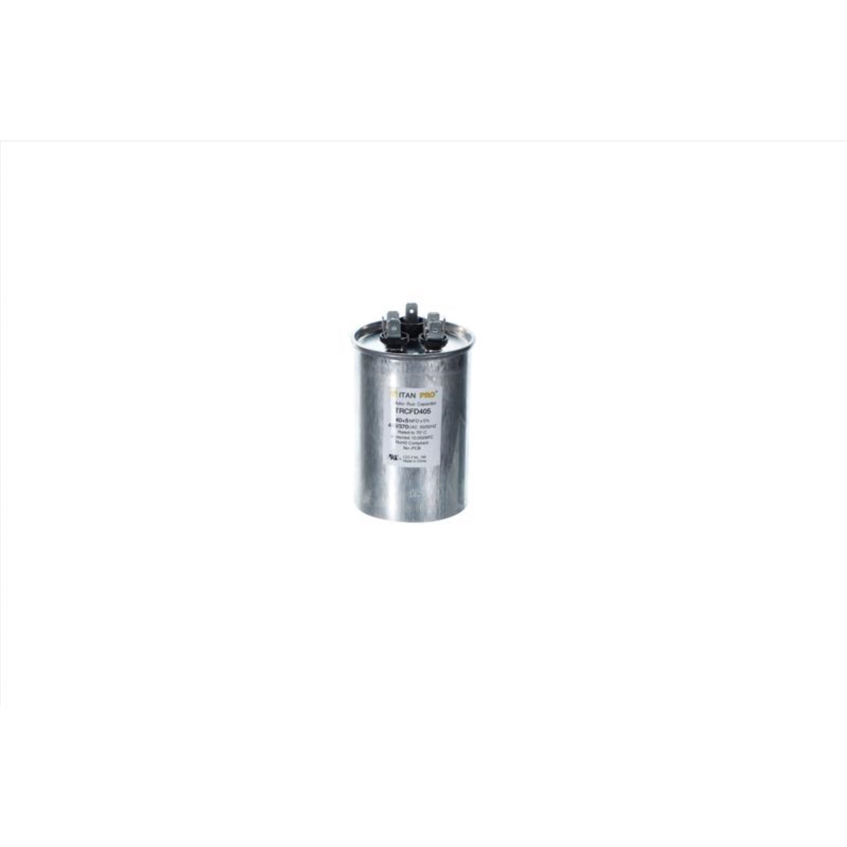 Titan Pro 40+5 MFD 440 V Round Run Capacitor