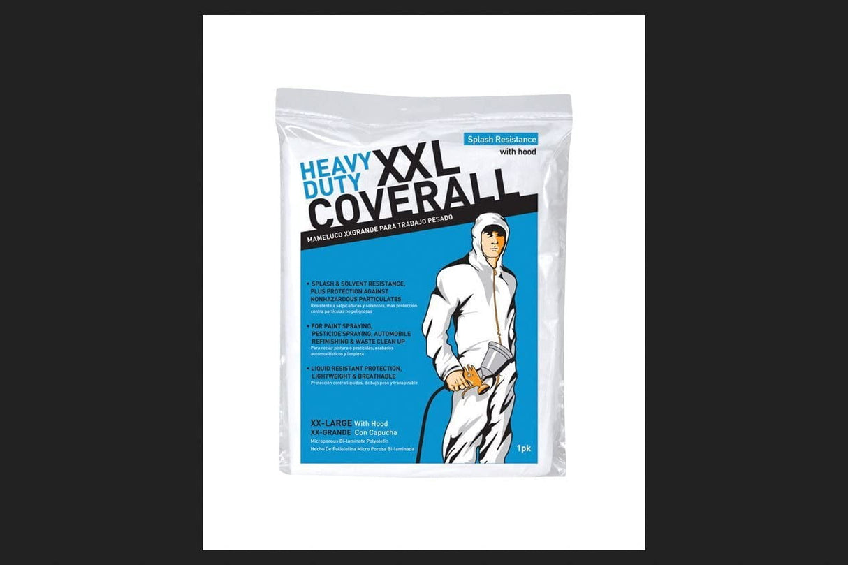 Trimaco Polyolefin Body Barrier Coveralls White XXL 1 pk