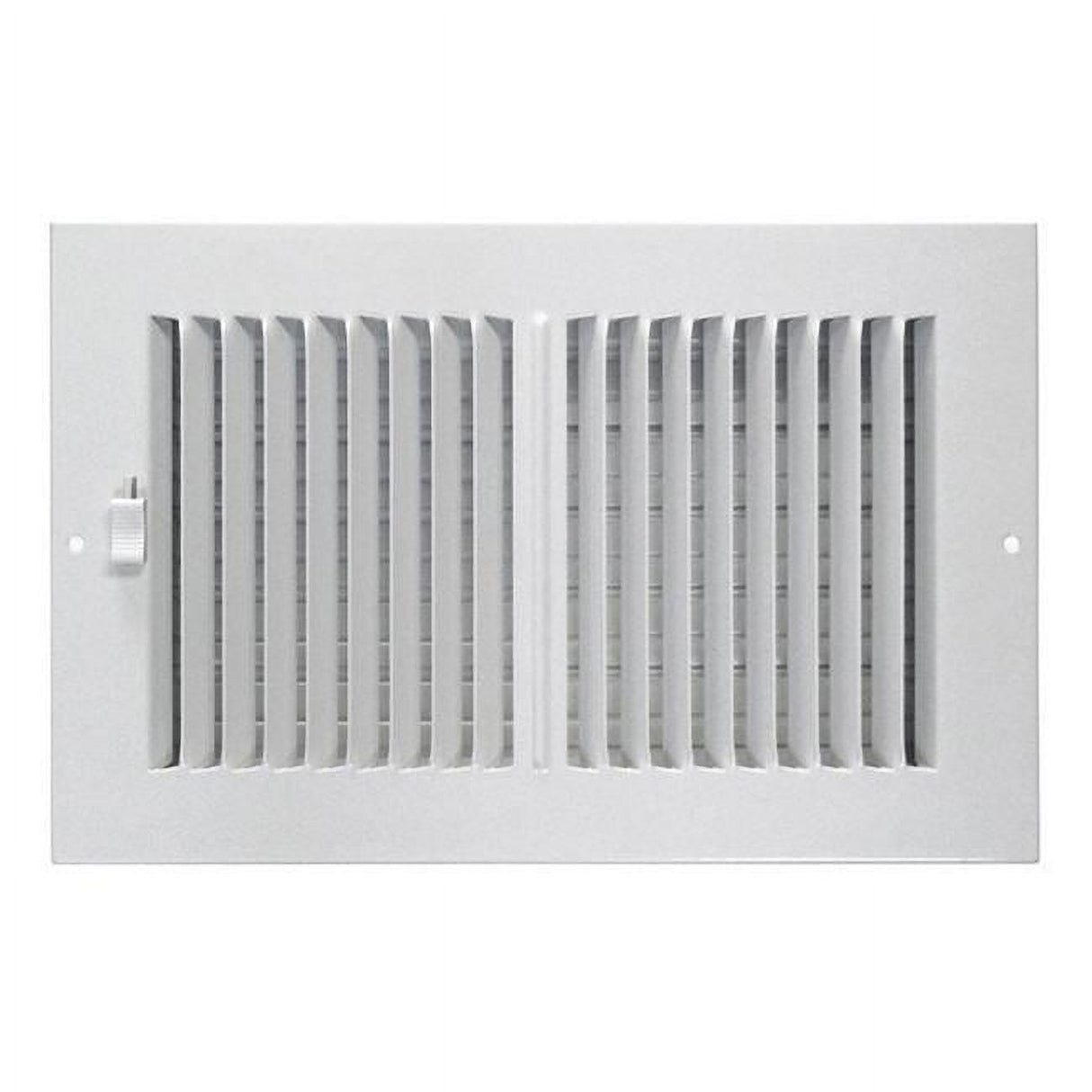 Tru Aire 4 in. H X 8 in. W 2-Way Powder Coat White Steel Wall/Ceiling Register