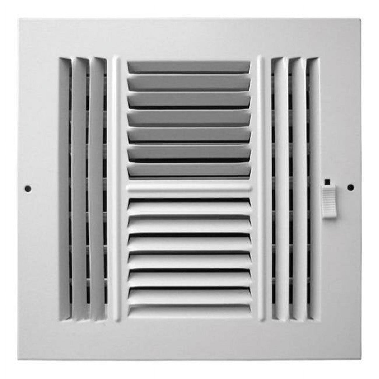Tru Aire 8 in. H X 8 in. W 4-Way Powder Coat White Steel Wall/Ceiling Register