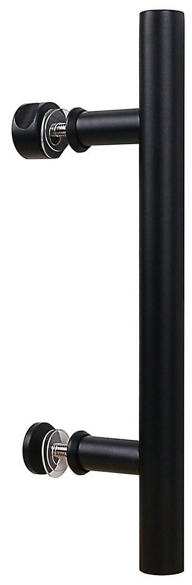 National Hardware Madison Matte Black Steel Pull Handle 1 pc