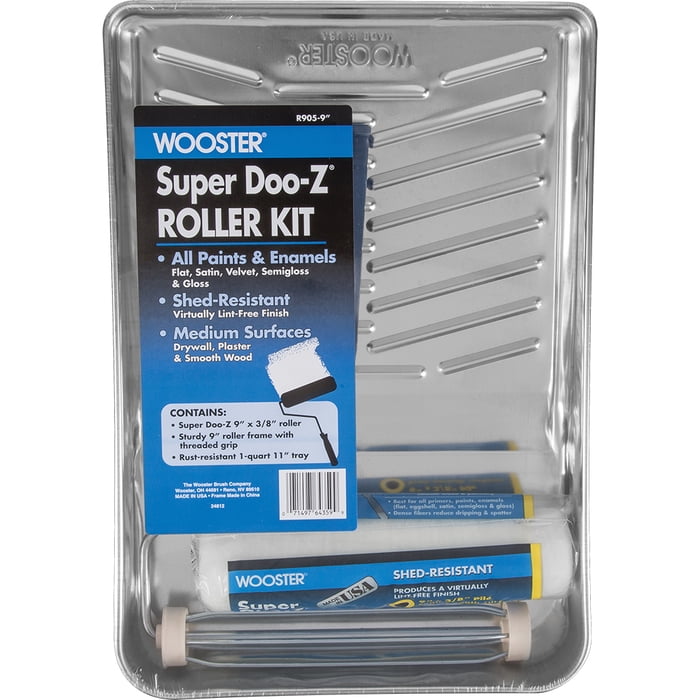 Wooster Super Doo-Z Cage Paint Roller Kit Threaded End