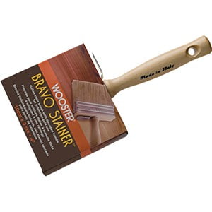 Wooster Bravo Stainer 4-3/4 in. Flat Stain Brush