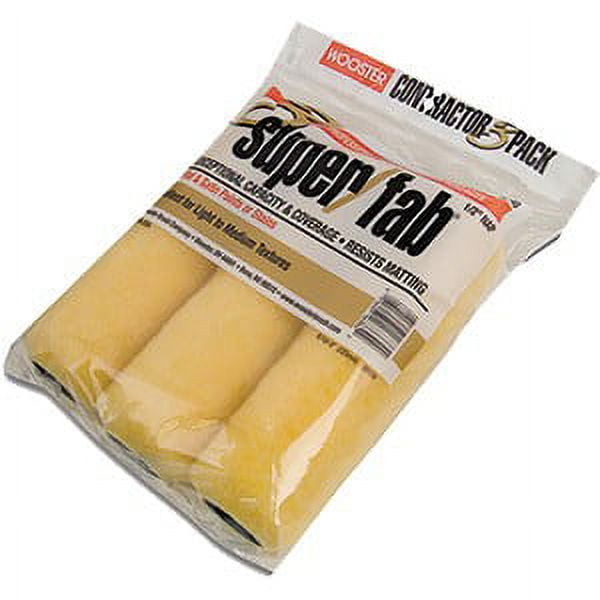 Wooster Super/Fab Fabric 9 in. W X 1/2 in. Paint Roller Cover 3 pk