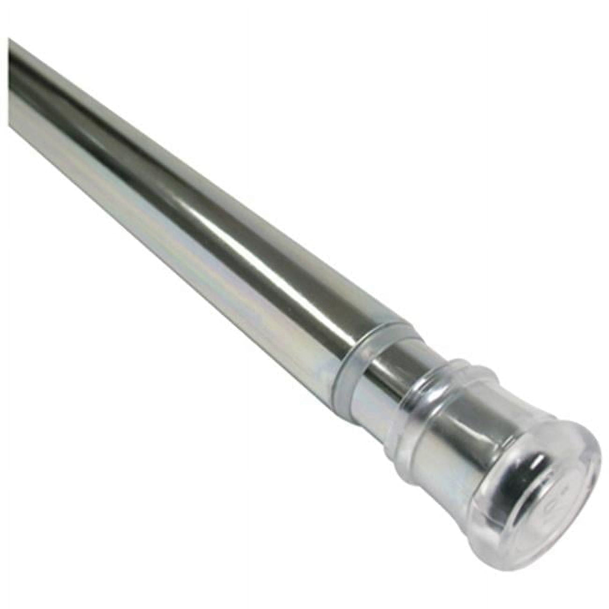 Zenna Home Chrome Silver Curtain Rod 24 in. L X 40 in. L