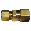 1/2 in. Compression X 3/8 in. D Compression Yellow Brass Reducing Union