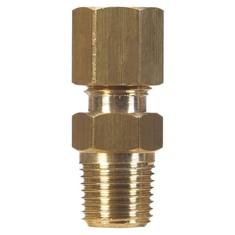 1/2 in. Compression in. X 3/8 in. D Male in. Brass Connector