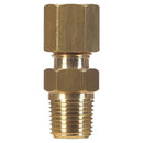 1/2 in. Compression in. X 3/8 in. D Male in. Brass Connector