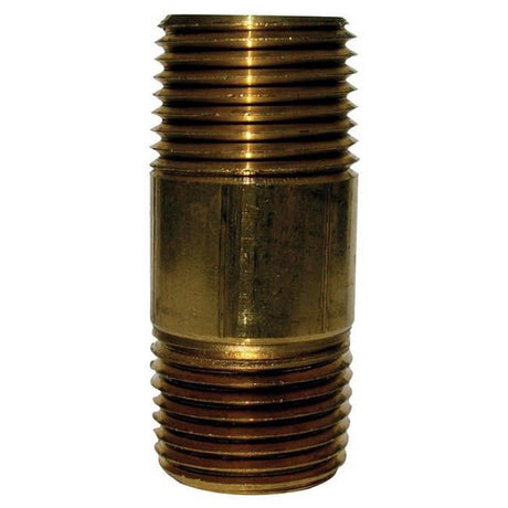 1/4 in. MPT X 1/4 in. D MPT Red Brass Nipple 2-1/2 in. L