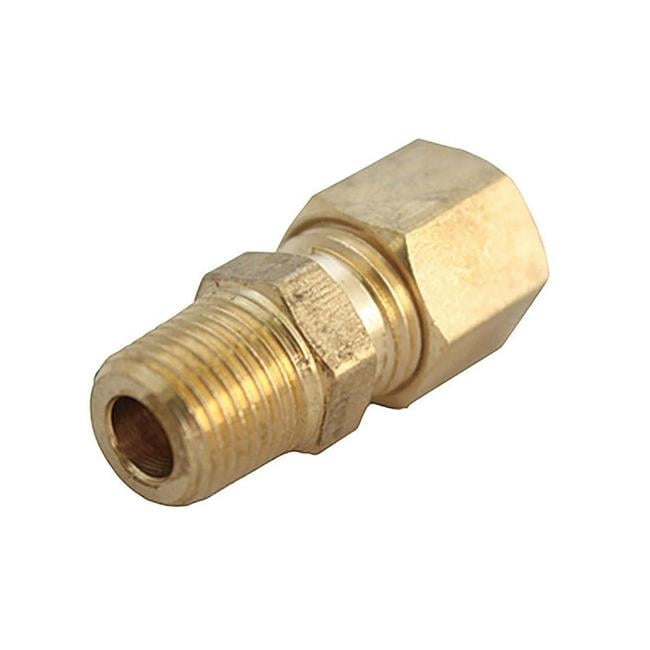1/8 in. Compression X 1/8 in. D MPT Brass Connector