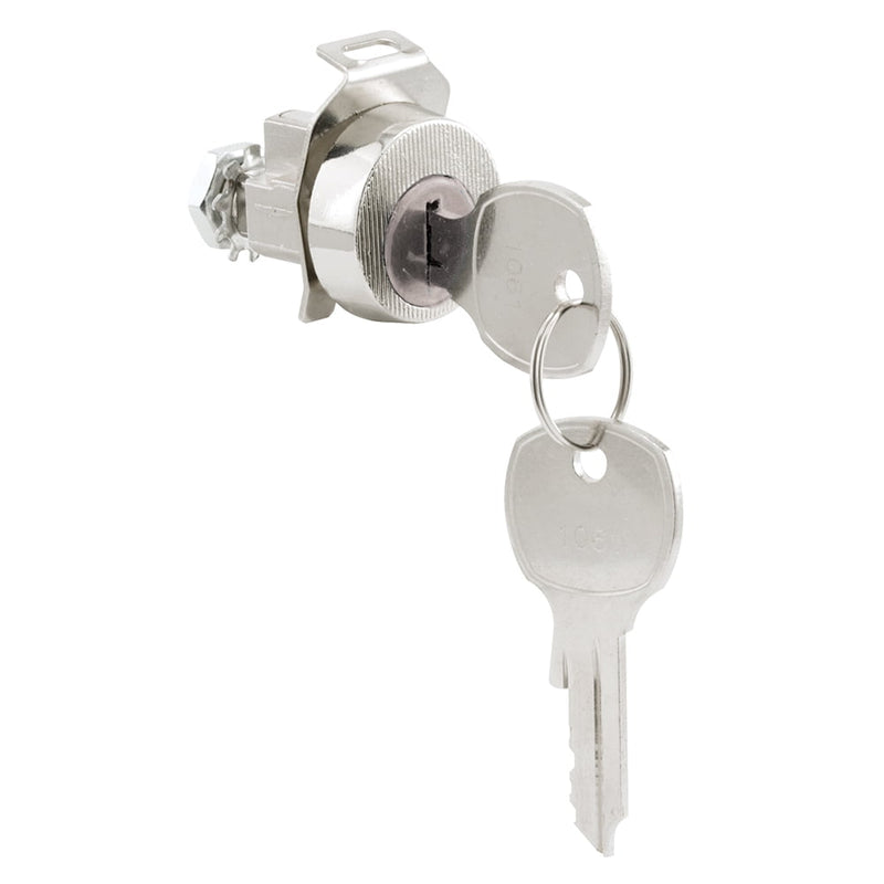 Prime-Line Nickel Steel Clockwise Mailbox Lock Cylinder