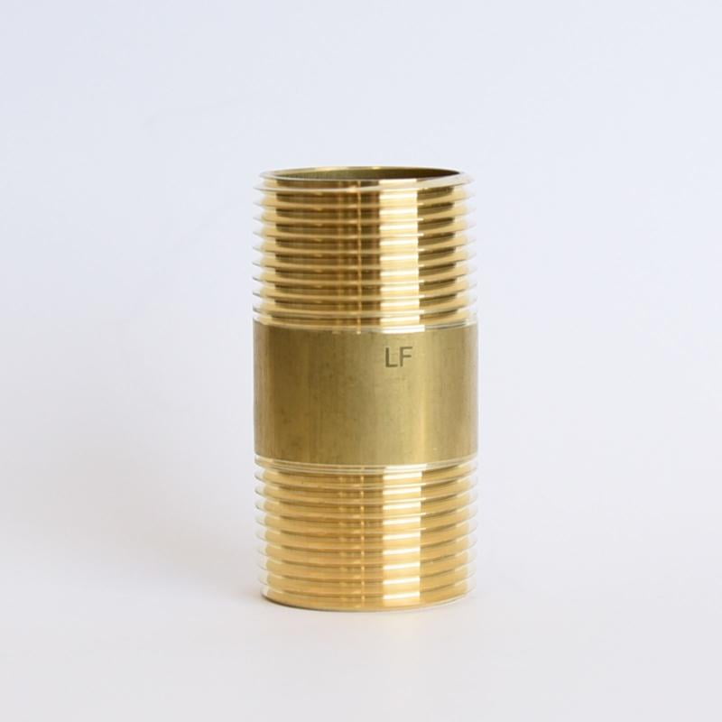 1 in. MPT X 1 in. D MPT Red Brass Nipple 2-1/2 in. L