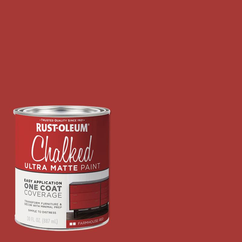 CHALK PAINT FARM RED 1QT