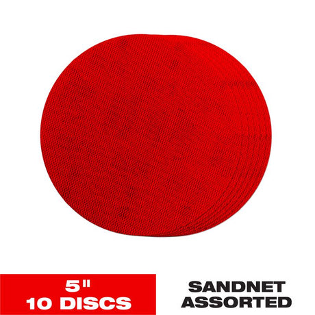 Diablo SandNet 5 in. L X 5 in. W Assorted Grit Ceramic Blend Sanding Disc 10 pk