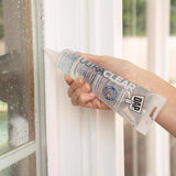 DAP Ultra Clear Synthetic Rubber All Purpose Waterproof Sealant 5 oz