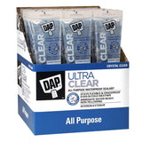 DAP Ultra Clear Synthetic Rubber All Purpose Waterproof Sealant 5 oz