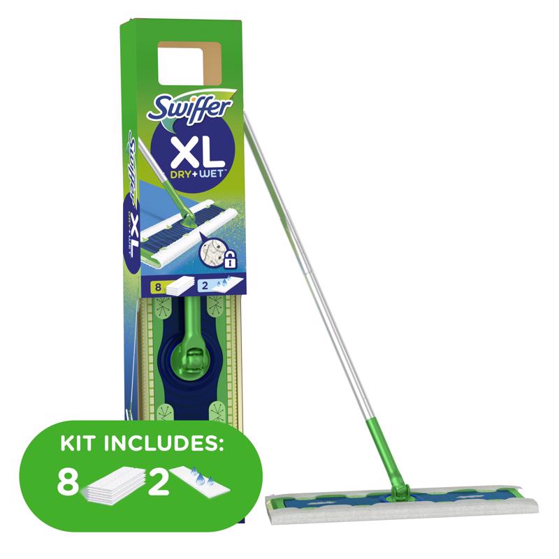 Swiffer XL Sweeper 16.9 in. W Dry/Wet Mop Kit