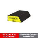 Diablo 5 in. L X 3 in. W X 1 in. 100 Grit Fine Angled Sanding Sponge