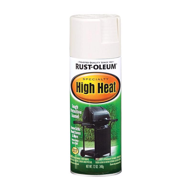 Rust-Oleum Specialty Satin White High Heat Spray Paint 12 oz