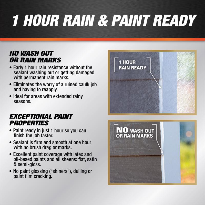 DAP DynaFlex Ultra White Acrylic Urethane All Purpose Sealant 10.1 oz