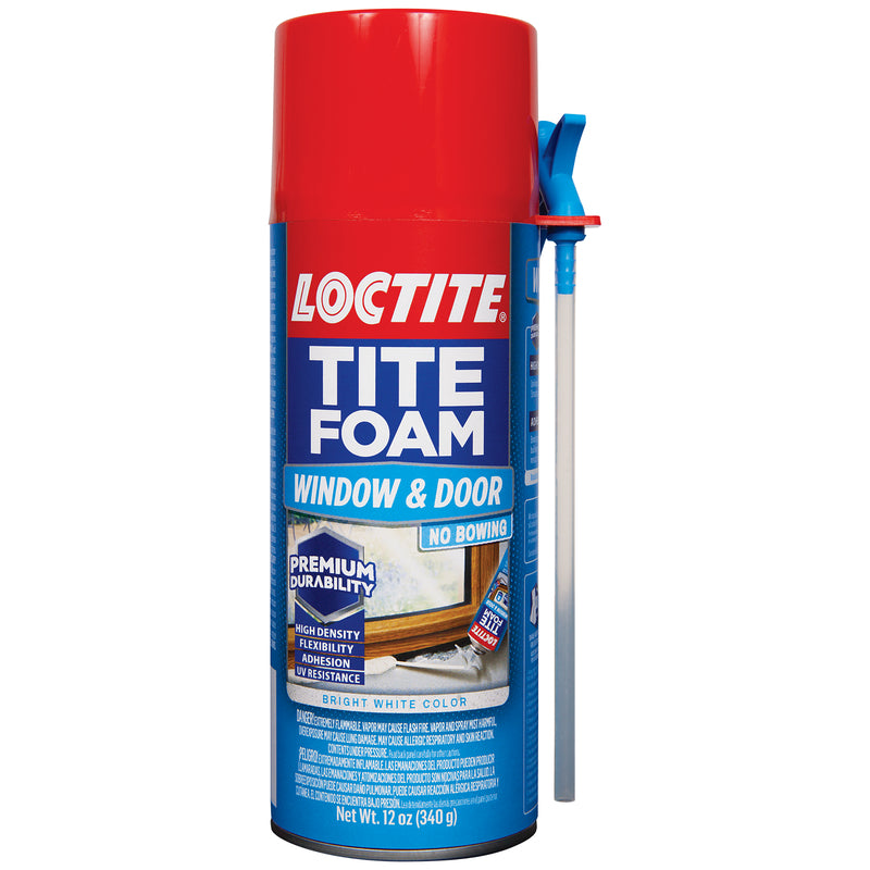 Loctite Tite Foam White Polyurethane Window and Door Foam Sealant 12 oz