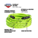Flexzilla 50 ft. L X 3/8 in. D Hybrid Polymer Air Hose 300 psi Zilla Green