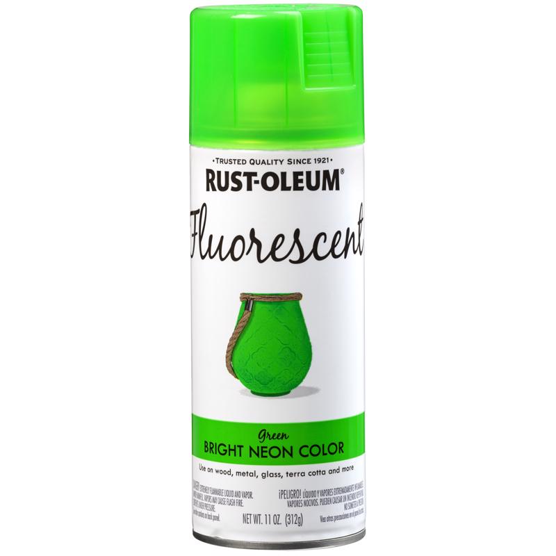 Rust-Oleum Specialty Fluorescent Green Spray Paint 11 oz